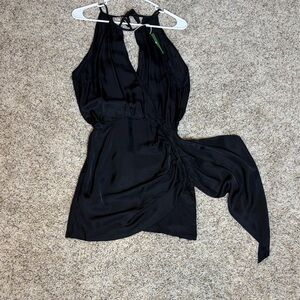 HALARA Black Viscose Dress